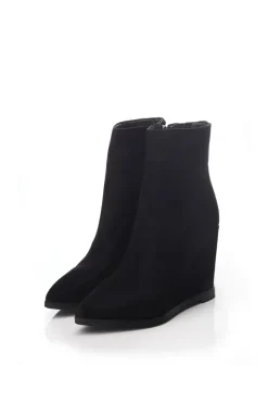 'Nammie' Alcantara Heeled Boots