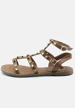 'Natalia' Studded Gladiator Sandals