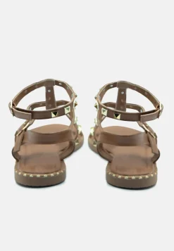 'Natalia' Studded Gladiator Sandals