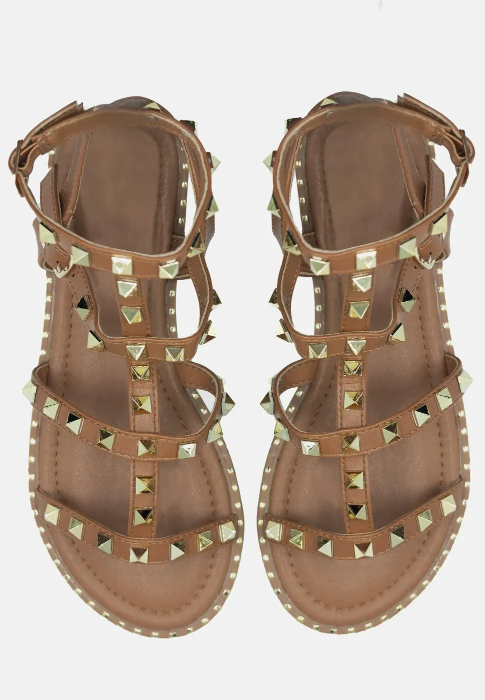 'Natalia' Studded Gladiator Sandals