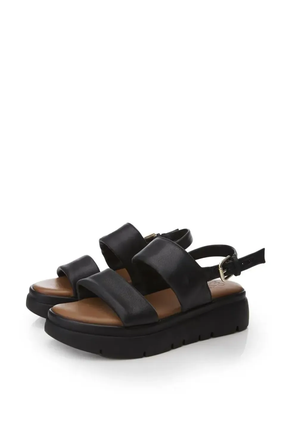 'Netty' Leather Flatforms