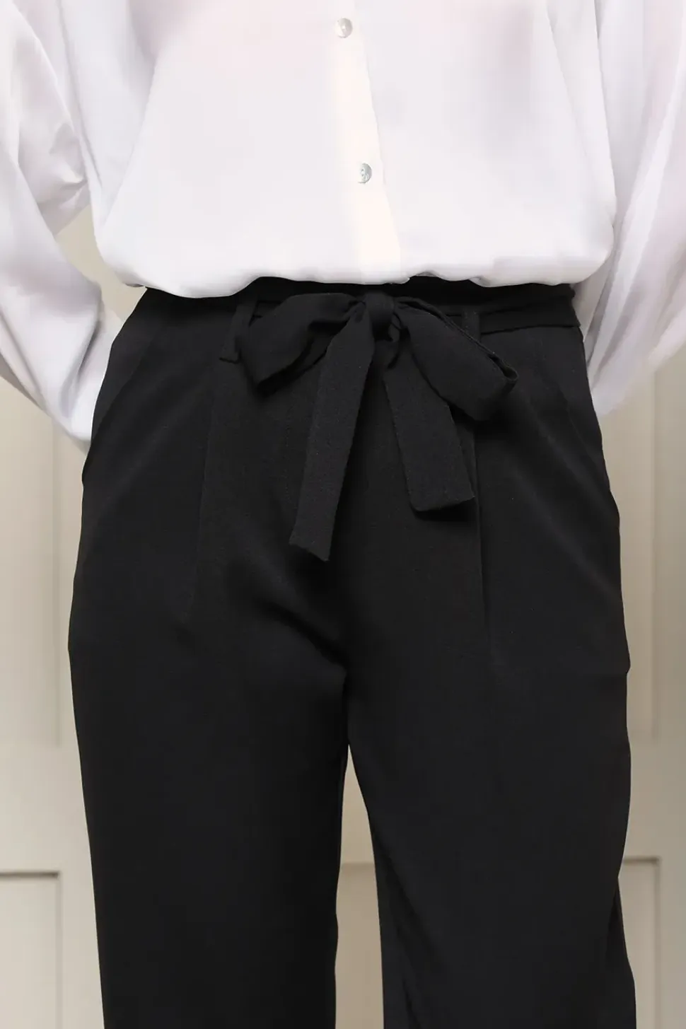 'Nickel' Paperbag Waist Trousers
