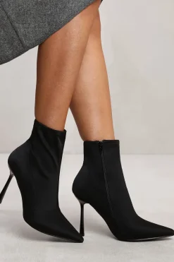 'Nixi' High Heel Ankle Boot With Side Zip