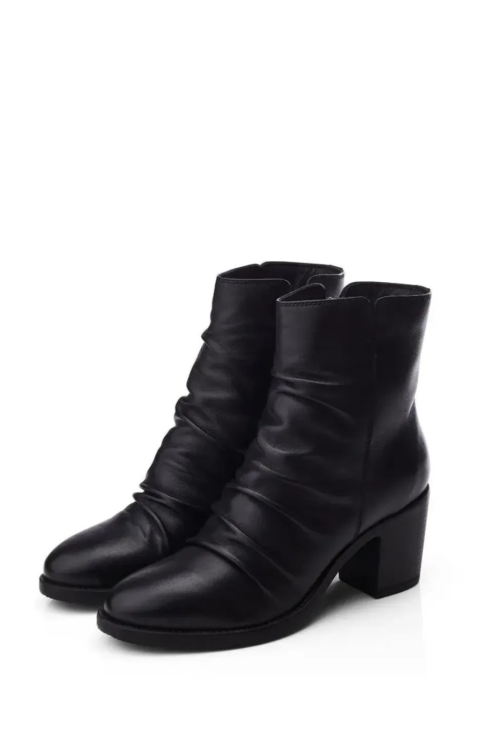 'Noula' Leather Heeled Boots