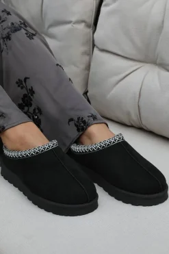 'Oak' Aztec Detail Faux Fur Lining Mini Boots