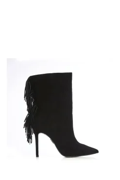 'Oliivia' Suede Heeled Boots
