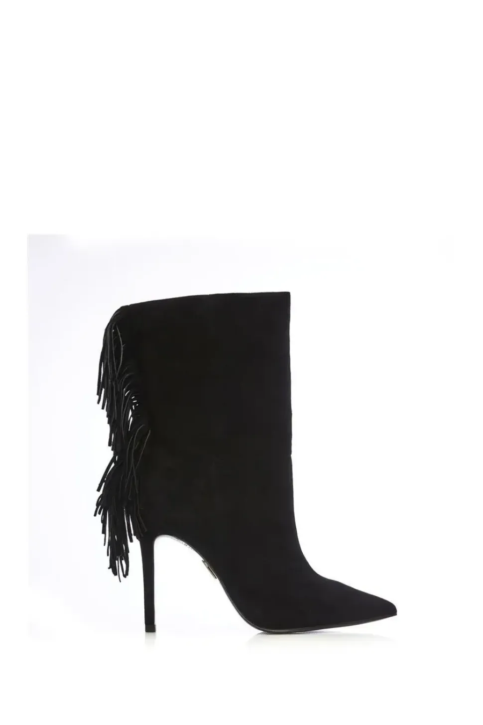 'Oliivia' Suede Heeled Boots