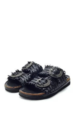 'Olisia' Leather Flatforms