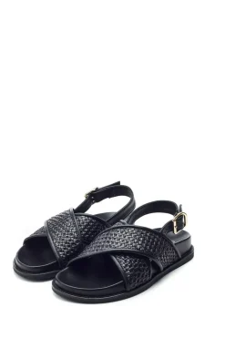 'Olympe' Leather Sandals