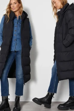 'Ony' Longline Hooded Puffer Jacket