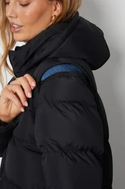'Ony' Longline Hooded Puffer Jacket
