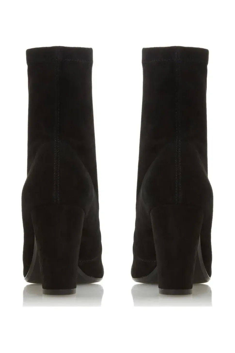 'Optical' Suede Sock Boots