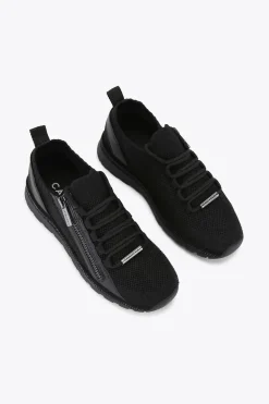 'Pace Zip Knit' Fabric Trainers