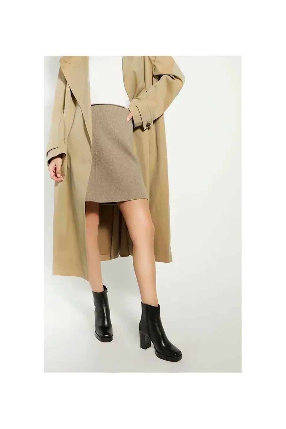 'Pallet' Leather Ankle Boots
