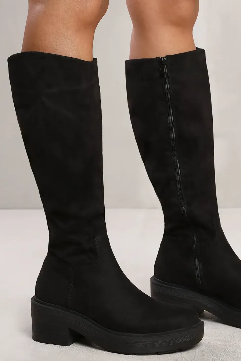 'Paloma' Below Knee Boot With Chunky Sole