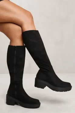 'Paloma' Below Knee Boot With Chunky Sole