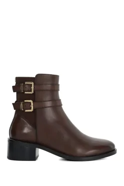 'Patter' Leather Ankle Boots