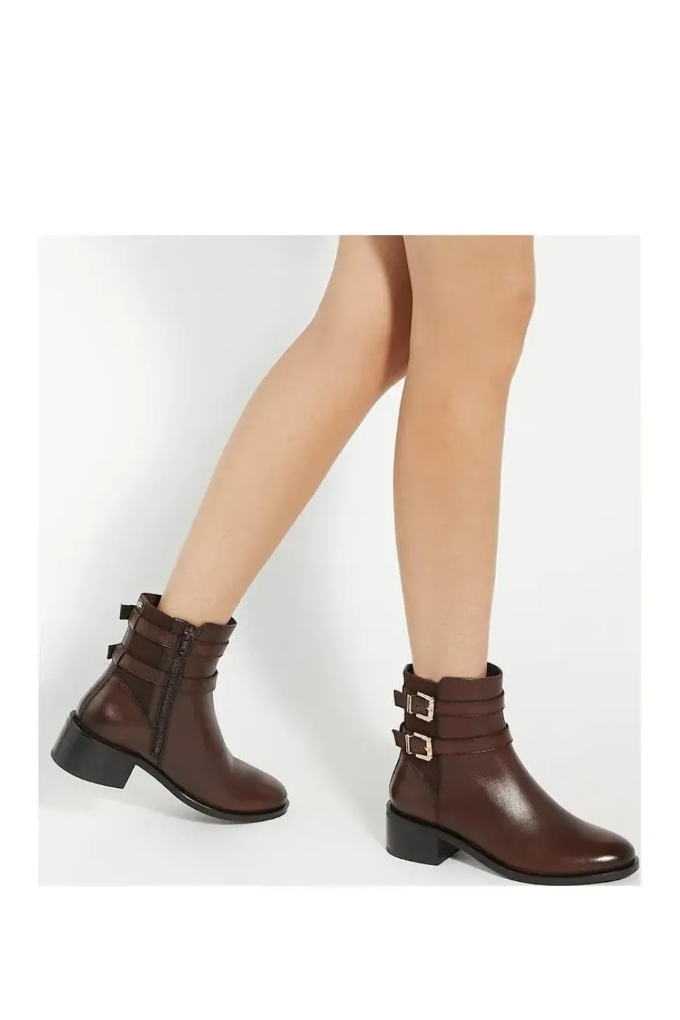 'Patter' Leather Ankle Boots