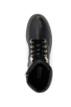 'Pearlescent' Leather Biker Boots