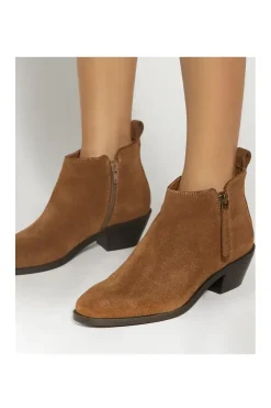 'Pear' Suede Ankle Boots