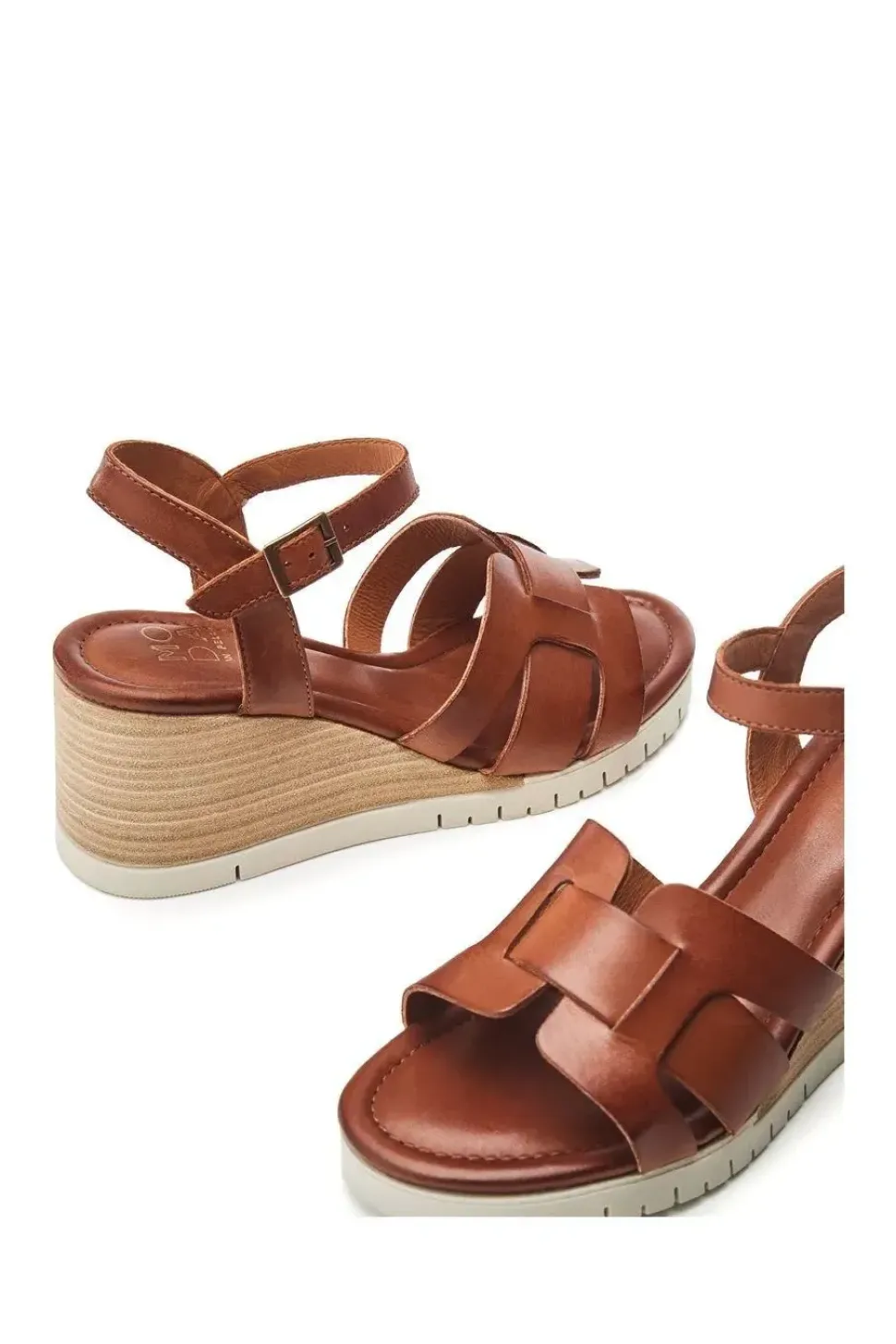 'Pedie' Leather Wedges