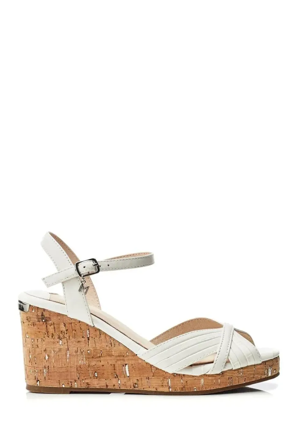 'Peppermint' Leather Wedges
