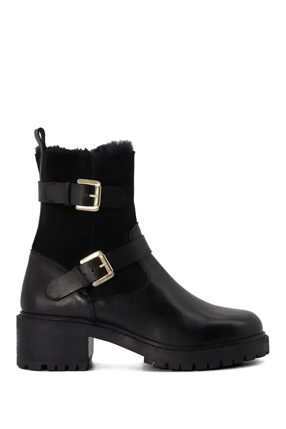 'Perform' Leather Biker Boots