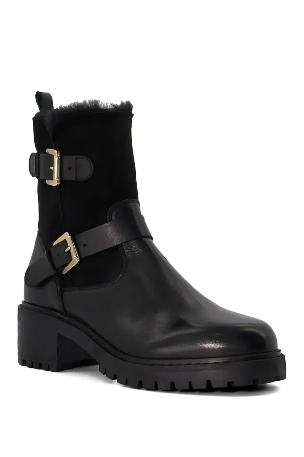 'Perform' Leather Biker Boots