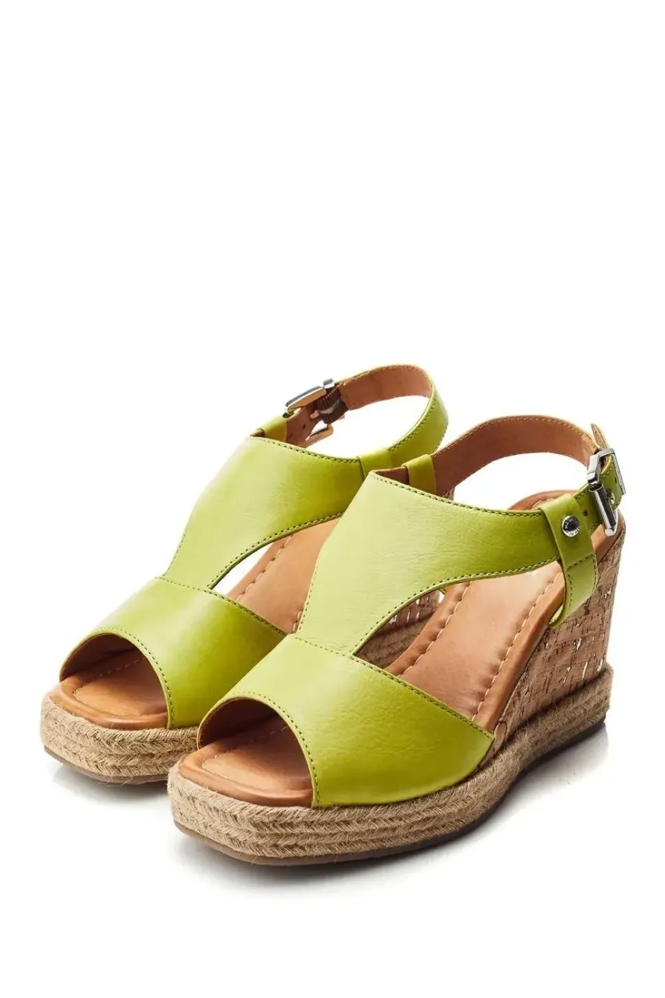 'Petrina' Leather Wedges