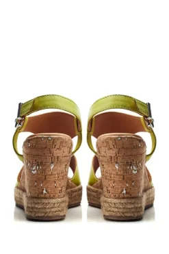 'Petrina' Leather Wedges