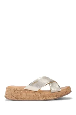 'Pillow' Leather Sandals