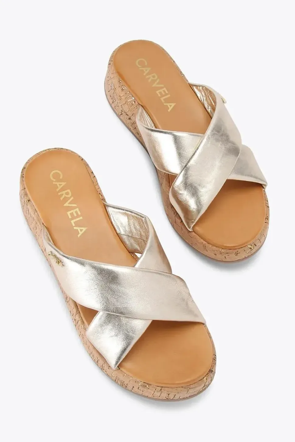 'Pillow' Leather Sandals