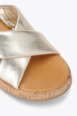 'Pillow' Leather Sandals