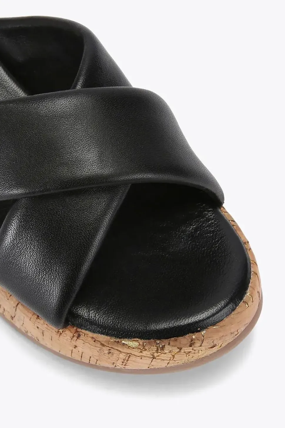 'Pillow' Leather Sandals