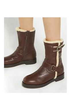 'Pixo' Leather Biker Boots
