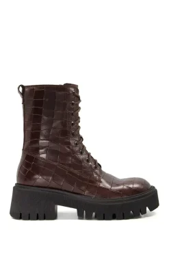 'Play' Leather Lace Up Boots