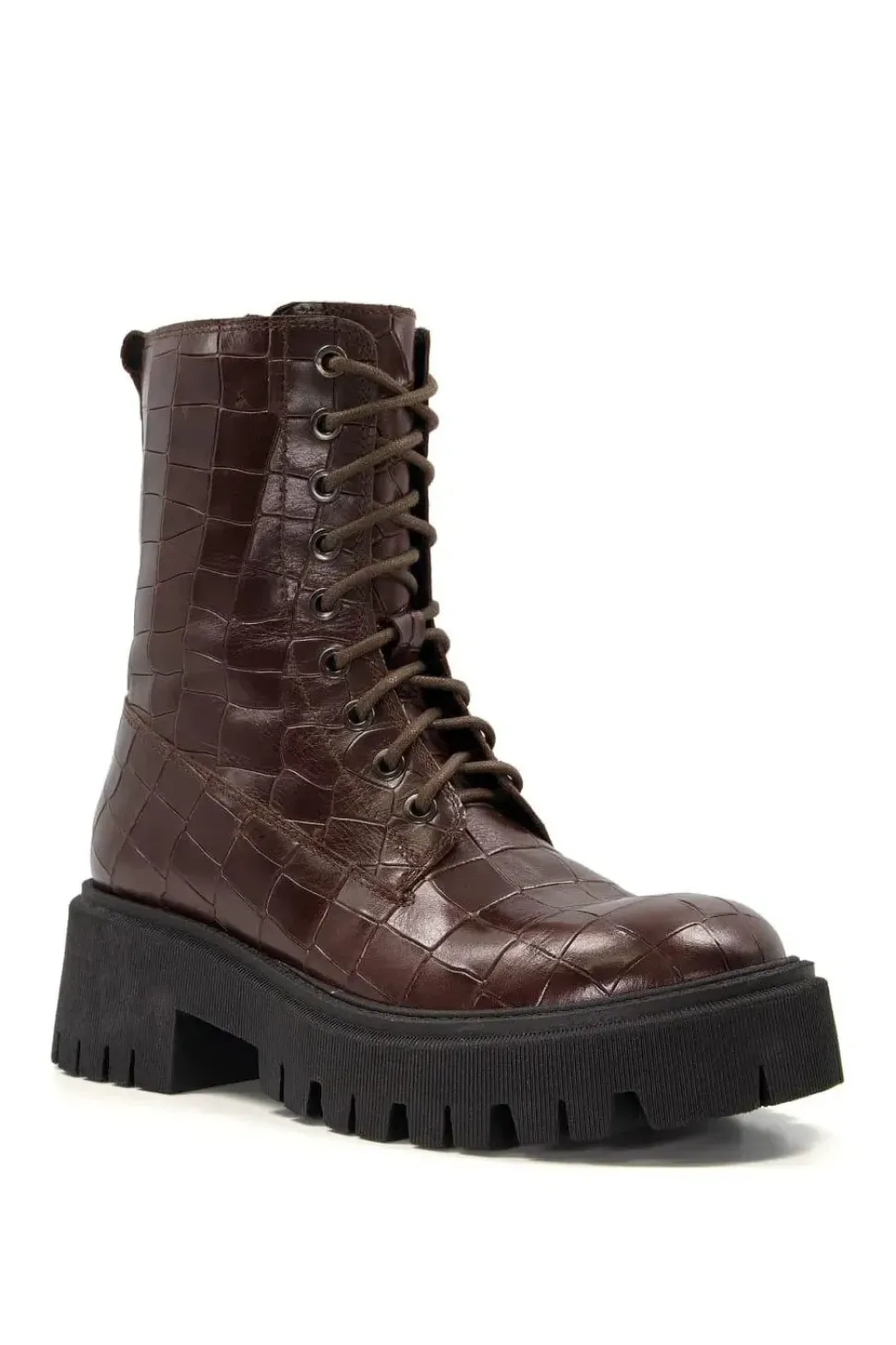 'Play' Leather Lace Up Boots