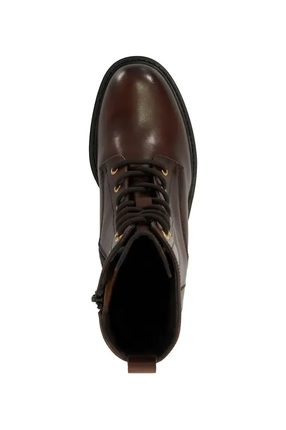'Plotted' Leather Ankle Boots