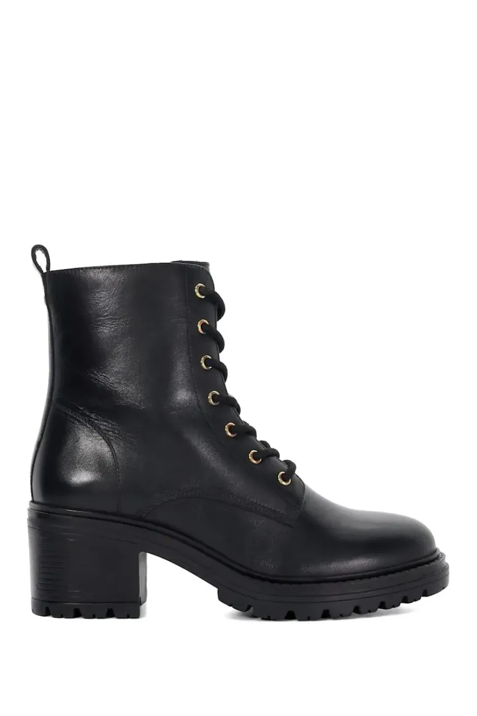 'Plotted' Leather Ankle Boots