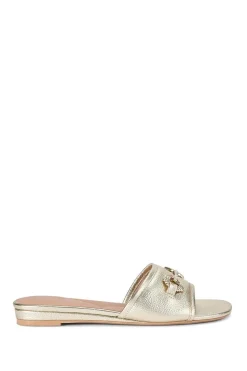 'Poise Mule' Leather Flats