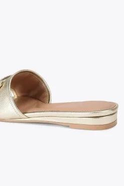 'Poise Mule' Leather Flats