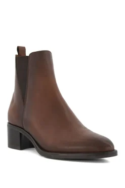 'Pouring' Leather Ankle Boots