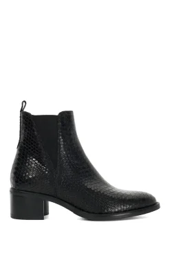 'Pouring' Leather Ankle Boots