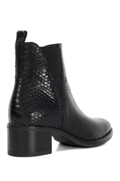 'Pouring' Leather Ankle Boots