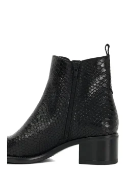 'Pouring' Leather Ankle Boots