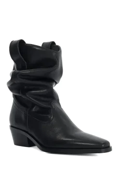 'Prims' Leather Ankle Boots
