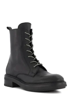 'Purplex' Leather Lace Up Boots