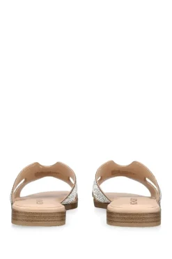 'Raven Bling' Fabric Sandals