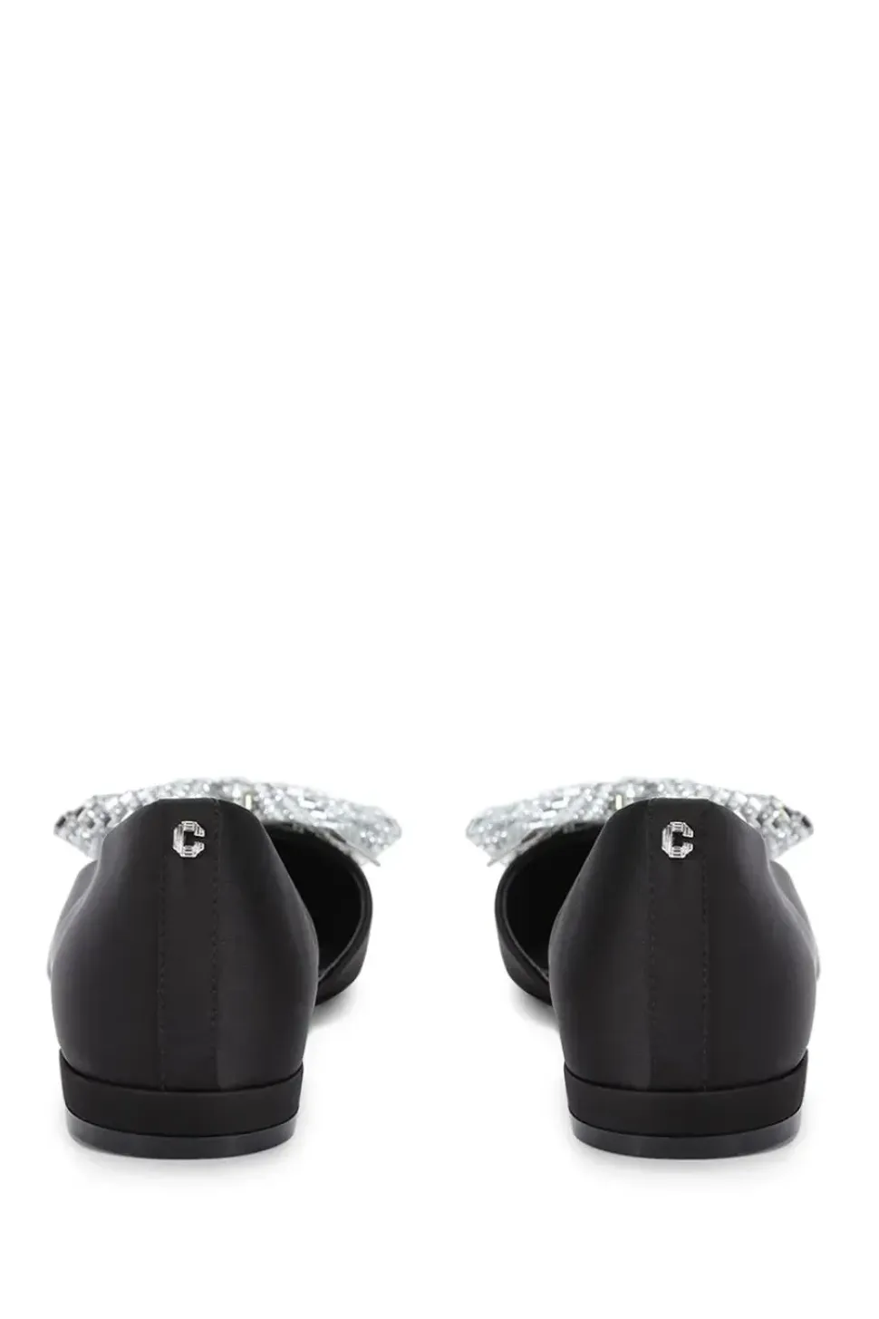 'Regal Bow Flat' Satin Flats