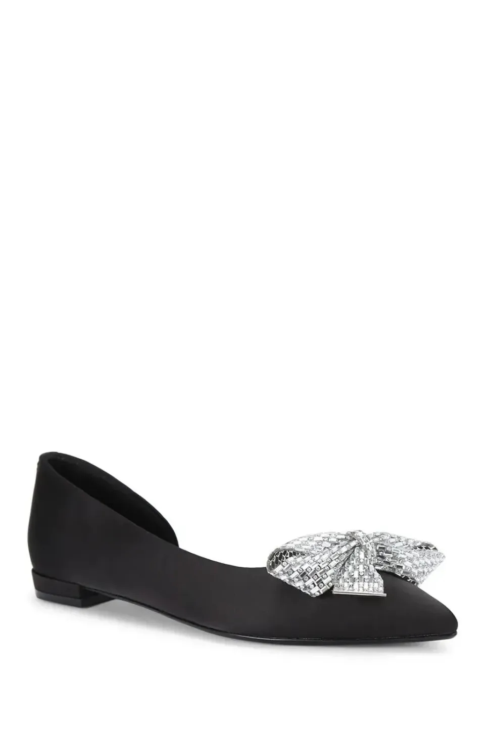 'Regal Bow Flat' Satin Flats
